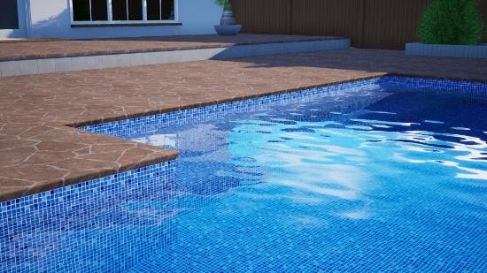 Bild på Premium Pool Liner mönstrad - (flera färger/mönster och mått)
